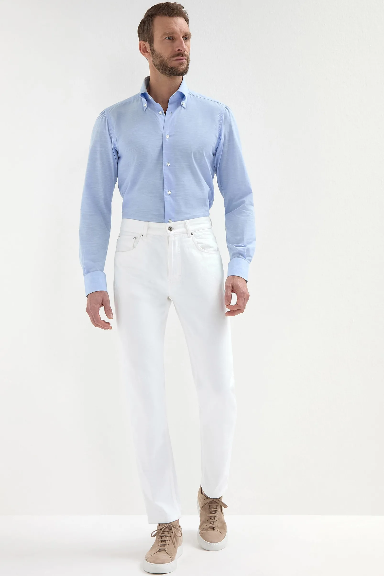 white_jeans__candiani_cot_2.webp White jeans - Candiani cotton - Made in Italy
