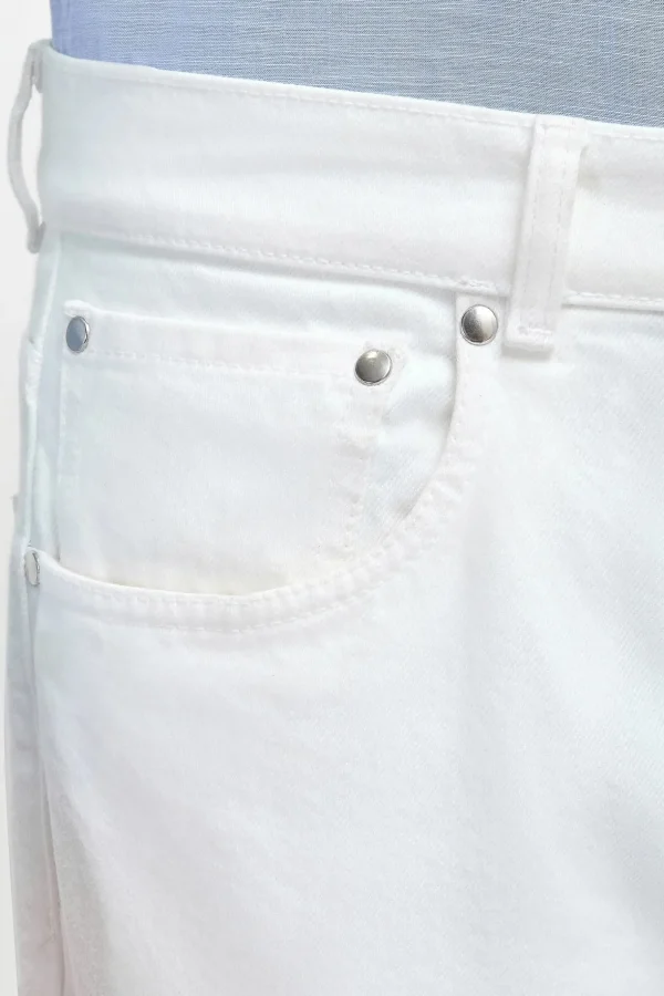 White jeans - Candiani cotton - Made in Italy
