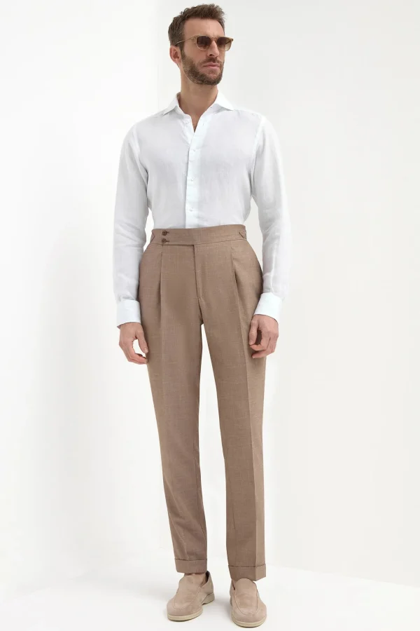 White linen shirt - Made in Italy