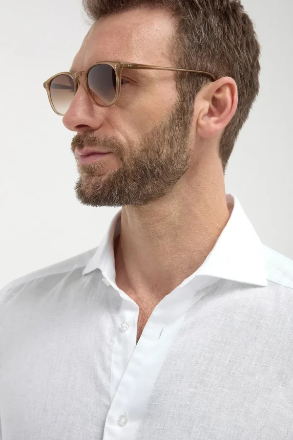 White linen shirt - Made in Italy