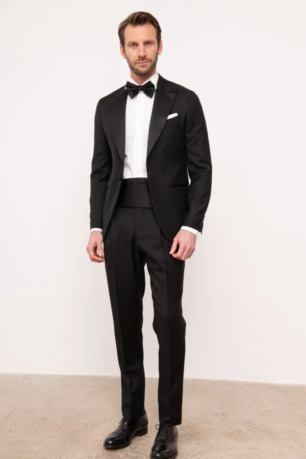 White tuxedo Shirt - Made in Italy