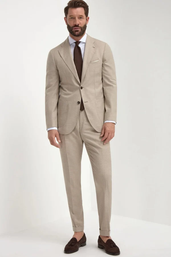 Beige Suit - Made in Italy