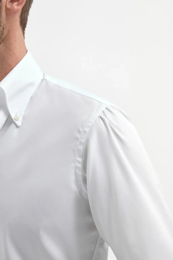Button down white shirt ”Sartoriale collection”- Made In Italy