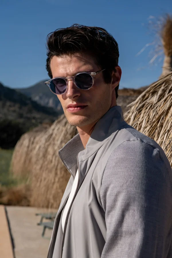 Clear Portofino sunglasses - Made in Italy