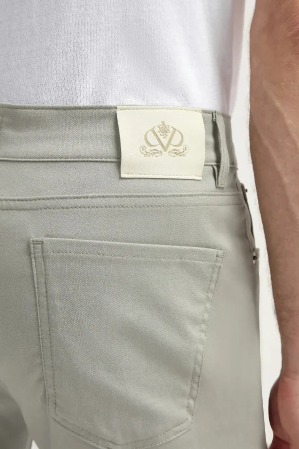 Sage 5 pocket trousers - Made in Italy